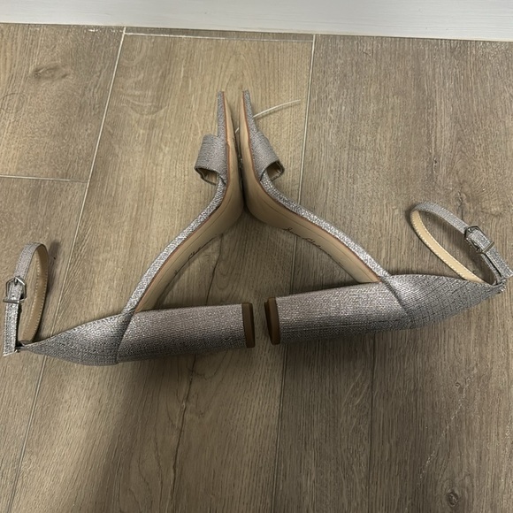 NEW! Sam Edelman Silver Jute Yaro Block Heel Sandal - Size 8 - Picture 12 of 15